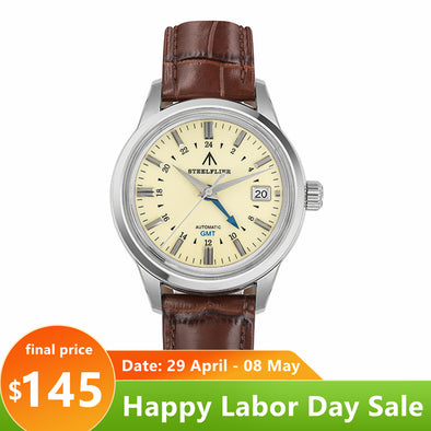 ★LaborDay Sale★Steelflier SF791 Elegance Collection NH34 GMT Watch