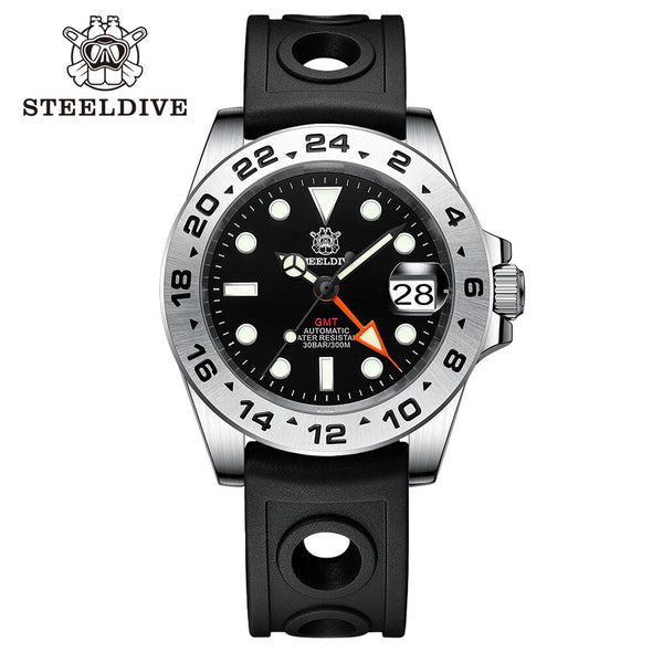 ★Welcome Deal★SSteeldive SD1992 NH34 GMT Automatic Watch