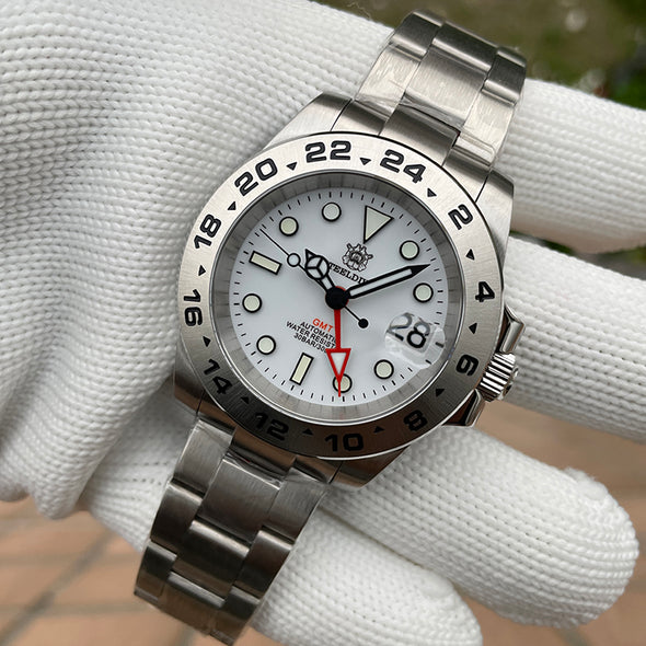 ★Welcome Deal★SSteeldive SD1992 NH34 GMT Automatic Watch