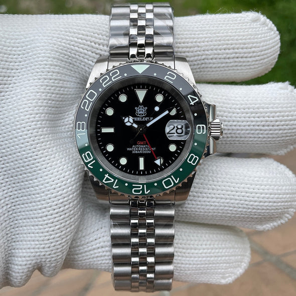 UK Warehouse- Steeldive SD1993 NH34 GMT Automatic Watch