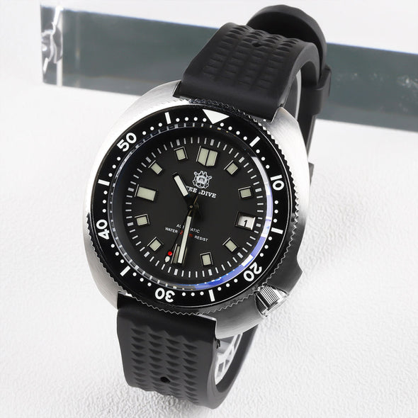 UK Warehouse - Steeldive SD1970 6105 Turtle Diver Watch V2