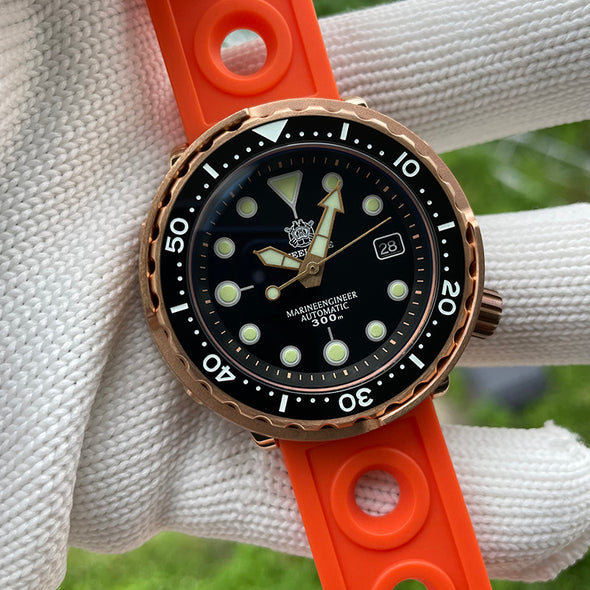 ★LaborDay Sale★Steeldive SD1975S Bronze Tuna Diver Watch
