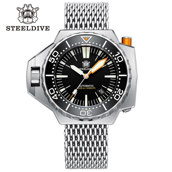 ★Welcome Deal★Steeldive SD1969 1200m Professional Diver Watch
