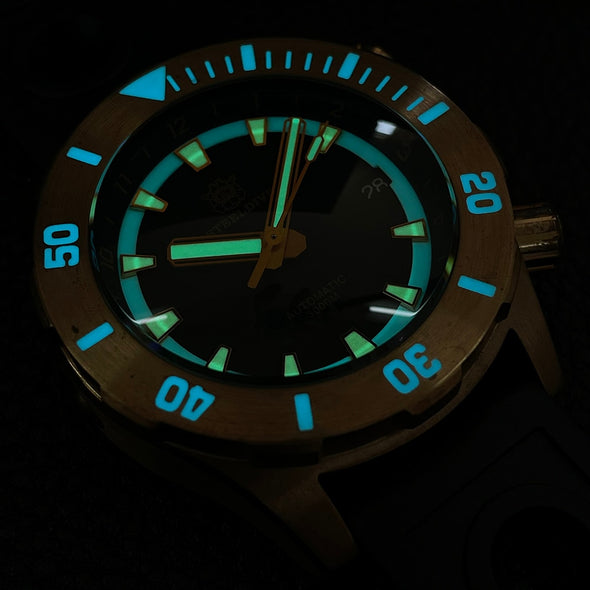 Steeldive SD1950S Solid Bronze Deep Sea Men Watch