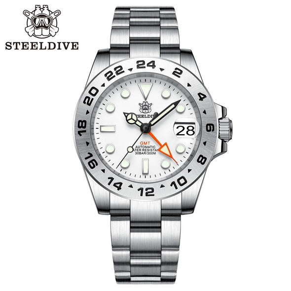 ★Welcome Deal★SSteeldive SD1992 NH34 GMT Automatic Watch