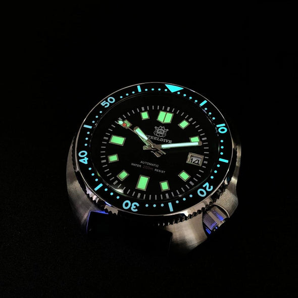 UK Warehouse - Steeldive SD1970 6105 Turtle Diver Watch V2
