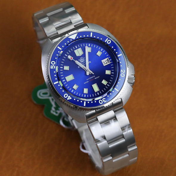 UK Warehouse - Steeldive SD1970 6105 Turtle Diver Watch V2