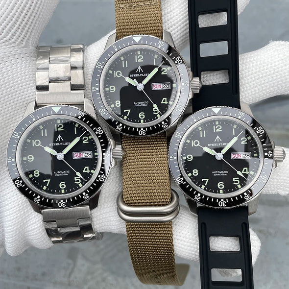 Steelflier SF787 NH36 Day-Date Automatic Men Watch
