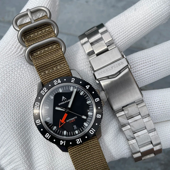 Steelflier SF793 41mm NH34 GMT Watch