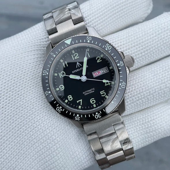 Steelflier SF787 NH36 Day-Date Automatic Men Watch