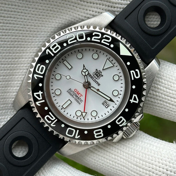 Steeldive SD1964 45mm NH34 GMT Diver Watch