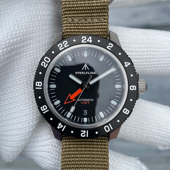 Steelflier SF793 41mm NH34 GMT Watch