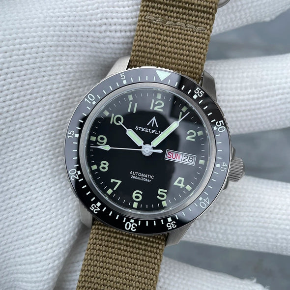 Steelflier SF787 NH36 Day-Date Automatic Men Watch