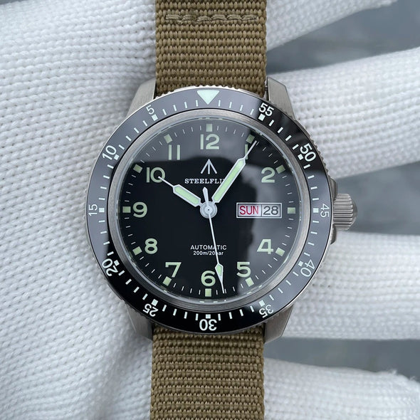 Steelflier SF787 NH36 Day-Date Automatic Men Watch