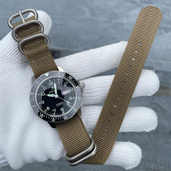Steelflier SF787 NH36 Day-Date Automatic Men Watch