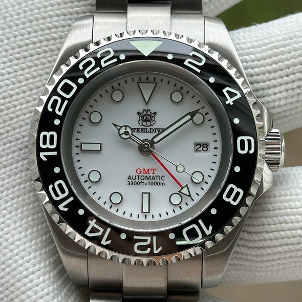 Steeldive SD1964 45mm NH34 GMT Diver Watch