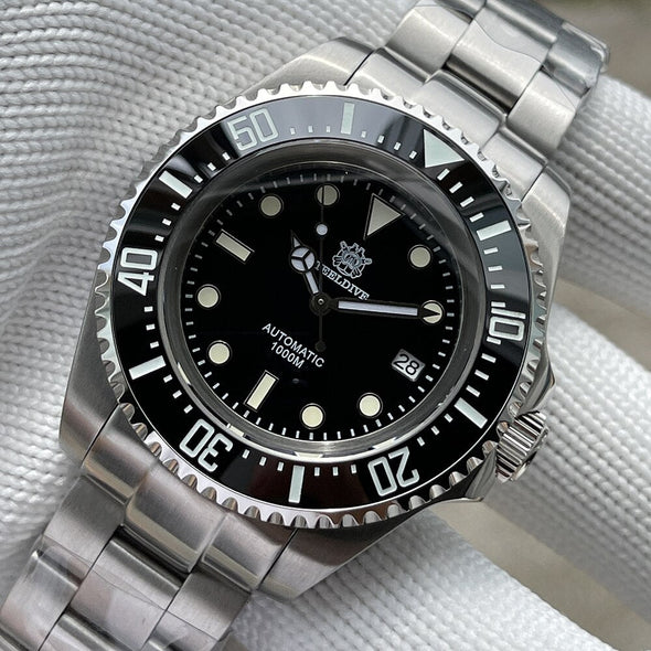 UK Warehouse - STEELDIVE SD1964 Sea-Dweller Sub Dive Watch