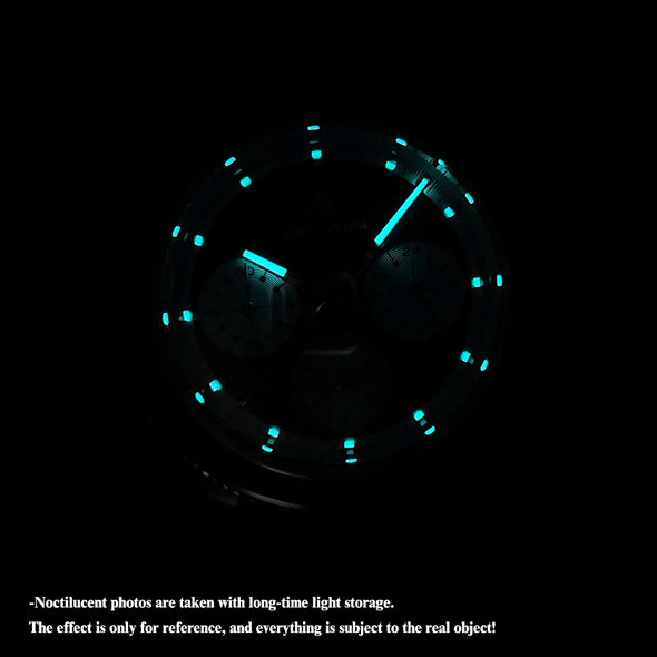 ★LaborDay Sale★Steelflier SF730 VK63 Chronograph Quartz Watch