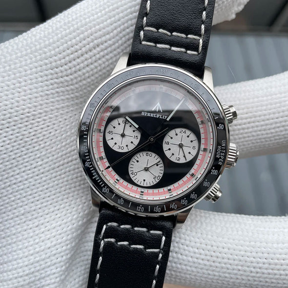 ★LaborDay Sale★Steelflier SF730 VK63 Chronograph Quartz Watch