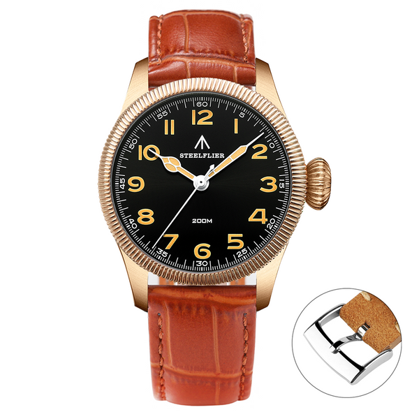 Steelflier VH60 Bronze Filed Watch SF741S