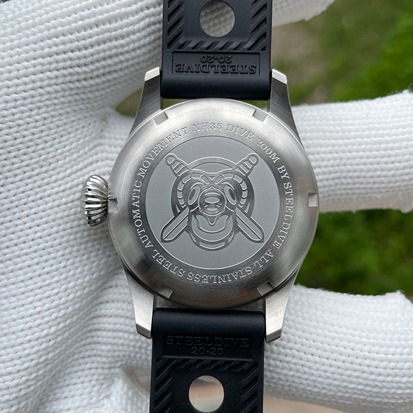 Steeldive SD1928H Khaki Field Mechanical Watch