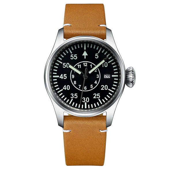 Steeldive SD1928T Type B Pilot Watch - Onion Crown