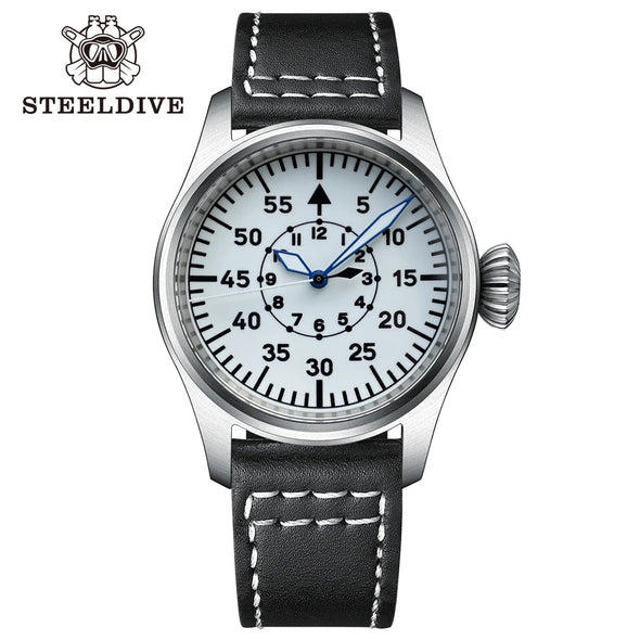 Steeldive SD1928B Retro Militarty Pilot Watch