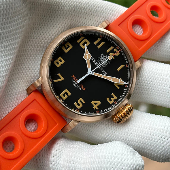 ★Flash Sale★Steeldive SD1903S Bronze Pilot Men Watch
