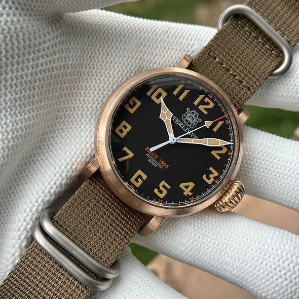 ★Flash Sale★Steeldive SD1903S Bronze Pilot Men Watch