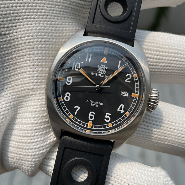 ★Anniversary Sale★Steeldive SD1907P 40mm W10 Military Automatic Watch