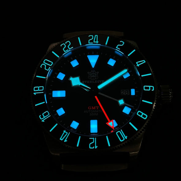 Steeldive SD1925GMT 43mm NH34 Men Watch
