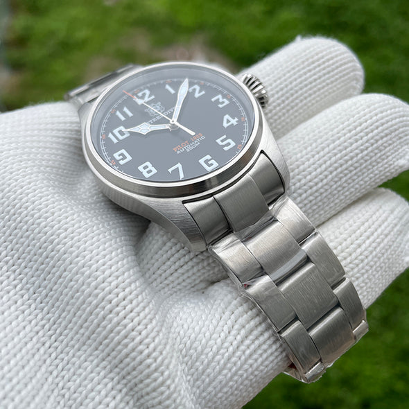Steeldive SD1928V Retro Pilot Watch - Onion Crown