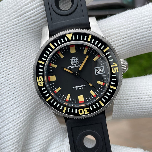 ★LaborDay Sale★Steeldive SD1952T 50-Fathoms Automatic Watch Men
