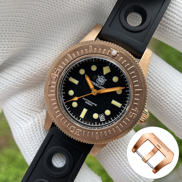 ★11.11 Sale★Steeldive SD1952S Bronze 50-Fathoms Diver Watch