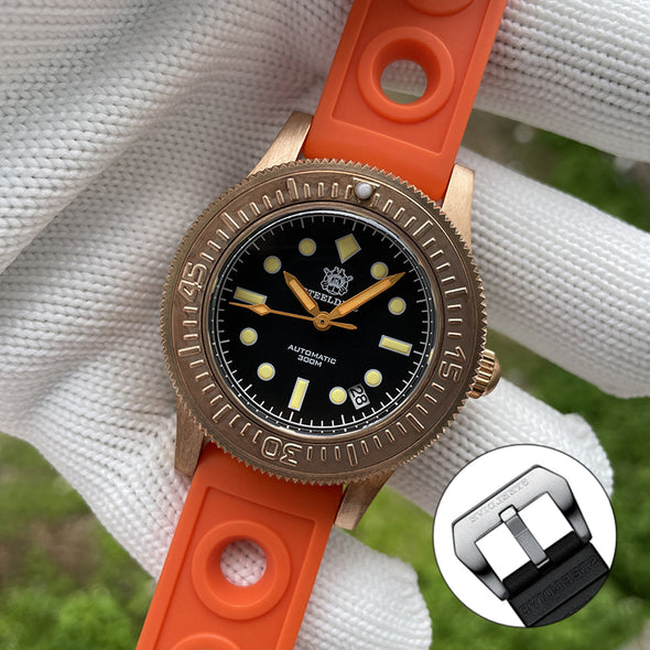 Steeldive SD1952S Bronze 50-Fathoms Diver Watch