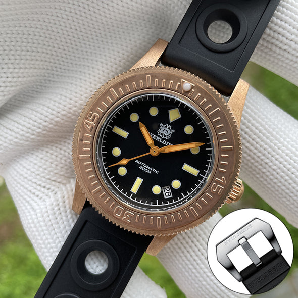 ★Anniversary Sale★Steeldive SD1952S Bronze 50-Fathoms Diver Watch