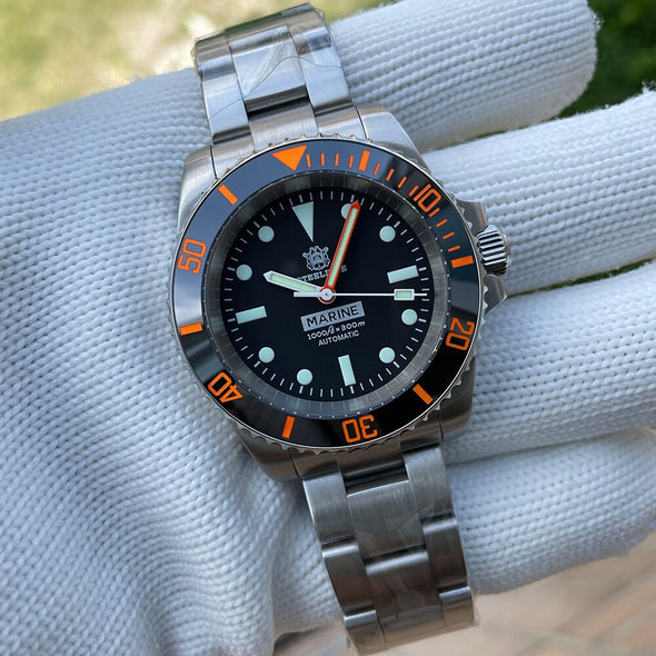 Steeldive SD1954C Orange Sub Automatic Watch V2