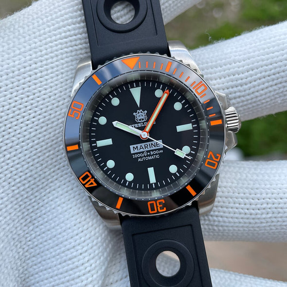 Steeldive SD1954C Orange Sub Automatic Watch V2