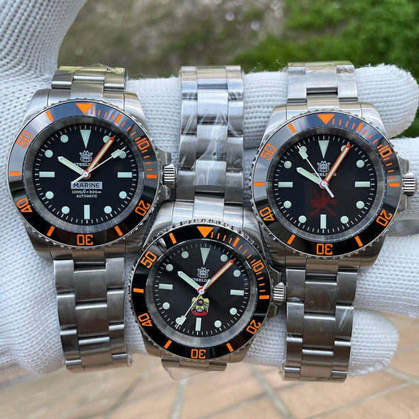 Steeldive SD1954C Orange Sub Automatic Watch V2