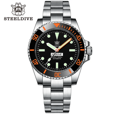 Steeldive SD1954C Orange Sub Automatic Watch V2