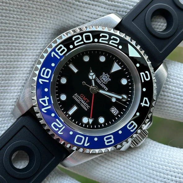Steeldive SD1964 45mm NH34 GMT Diver Watch