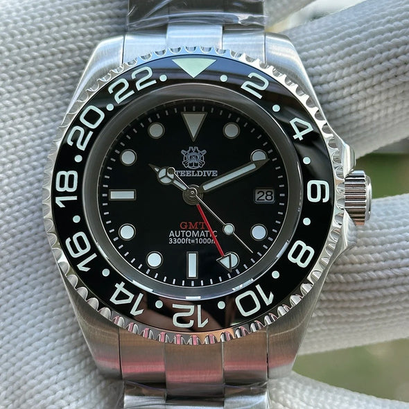 Steeldive SD1964 45mm NH34 GMT Diver Watch