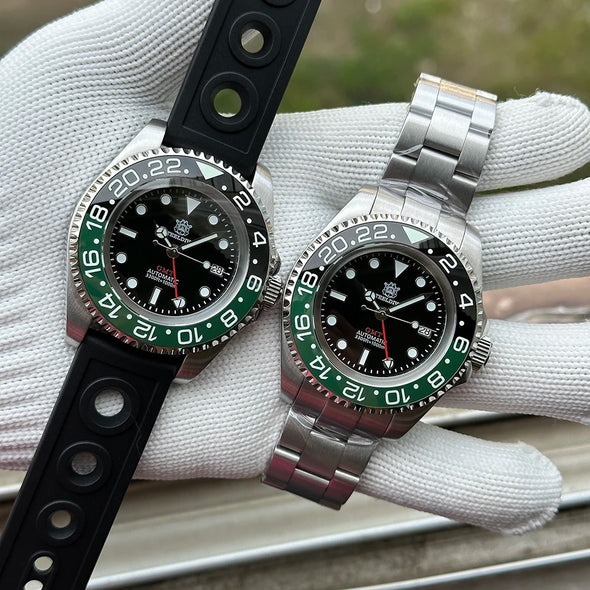 Steeldive SD1964 45mm NH34 GMT Diver Watch