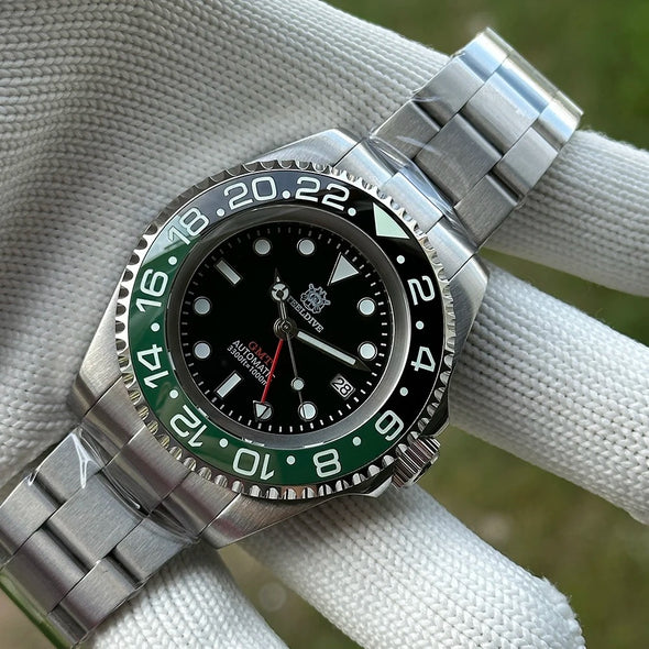 Steeldive SD1964 45mm NH34 GMT Diver Watch
