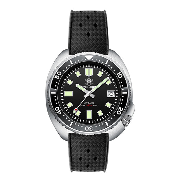 UK Warehouse - Steeldive SD1970 6105 Turtle Diver Watch V2