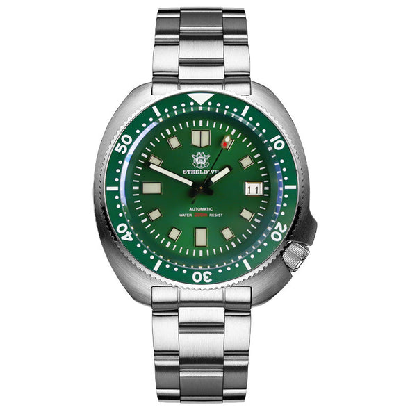 UK Warehouse - Steeldive SD1970 6105 Turtle Diver Watch V2