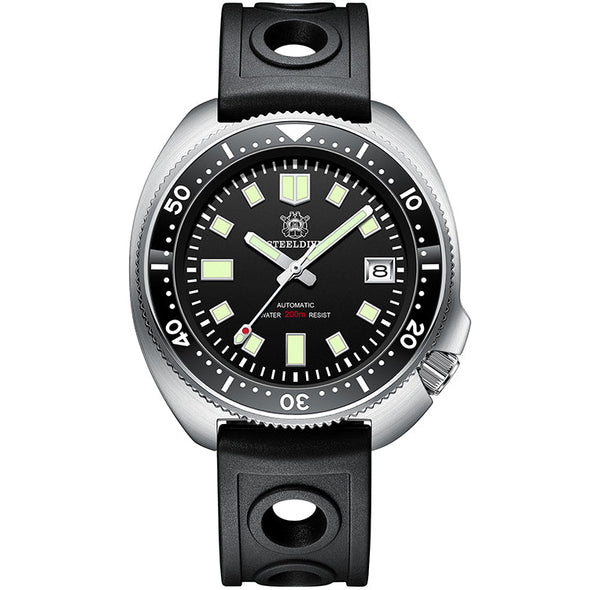 UK Warehouse - Steeldive SD1970 6105 Turtle Diver Watch V2