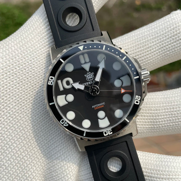 Steeldive SD1982 Big Size 46.5MM 25000M Diver Watch - No Date