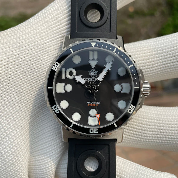 Steeldive SD1982 Big Size 46.5MM 25000M Diver Watch - No Date