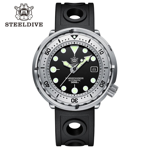 Steeldive SD1986 Full Steel Tuna Diver Watch